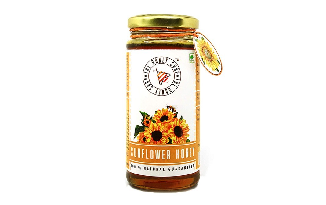 The Honey Shop Sunflower Honey    Glass Jar  325 grams